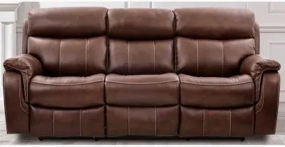 Brandon Light Brown Power Headrest Reclining Sofa