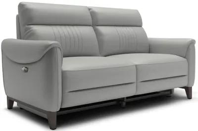 Florida Grey Power Headrest Reclining Loveseat