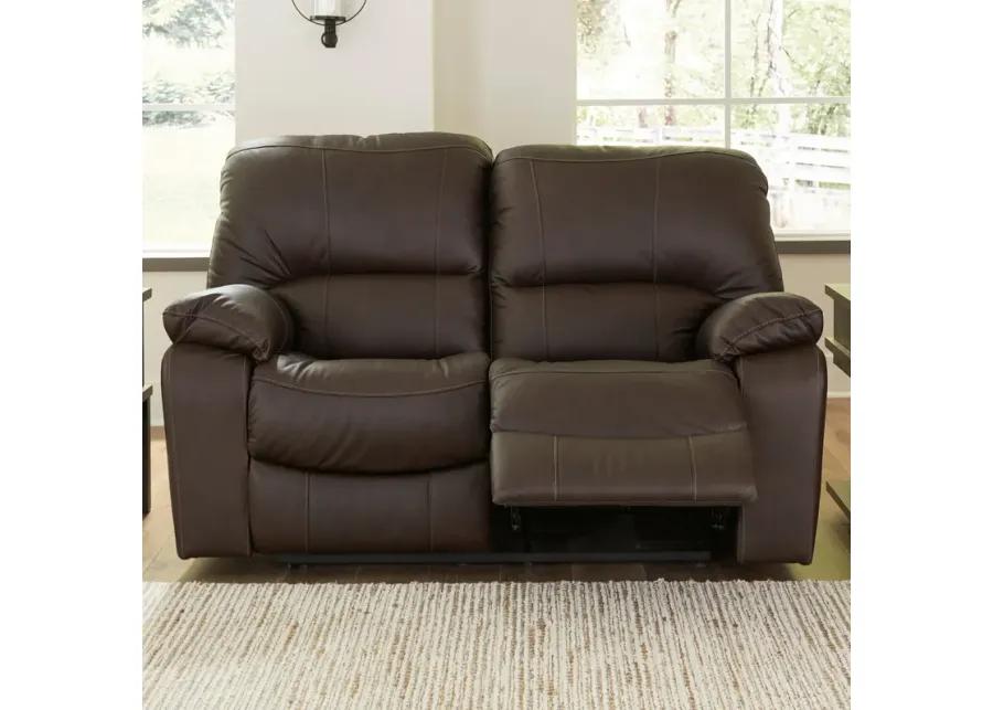 Leesworth Brown Power Reclining Loveseat