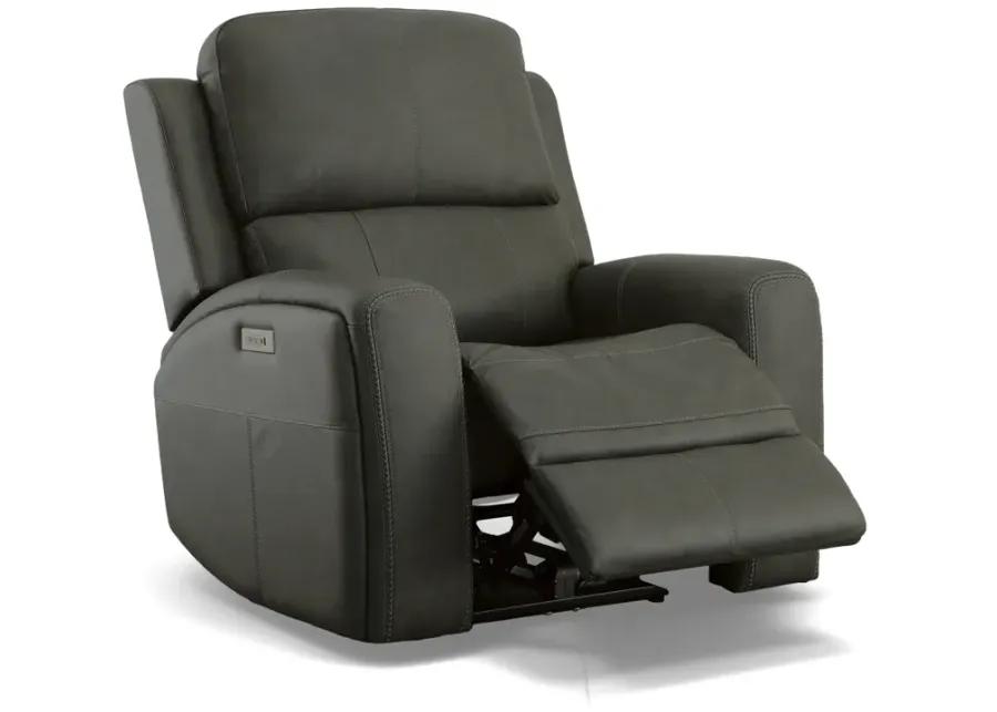 Linden Zero Gravity Power Headrest Recliner with Power Lumbar