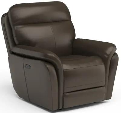 Zoey Brown Power Headrest Recliner