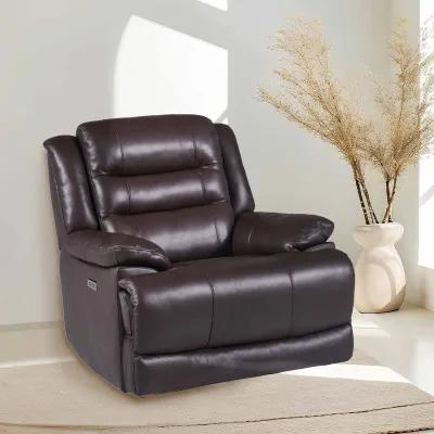 Maui Brown Power Recliner 