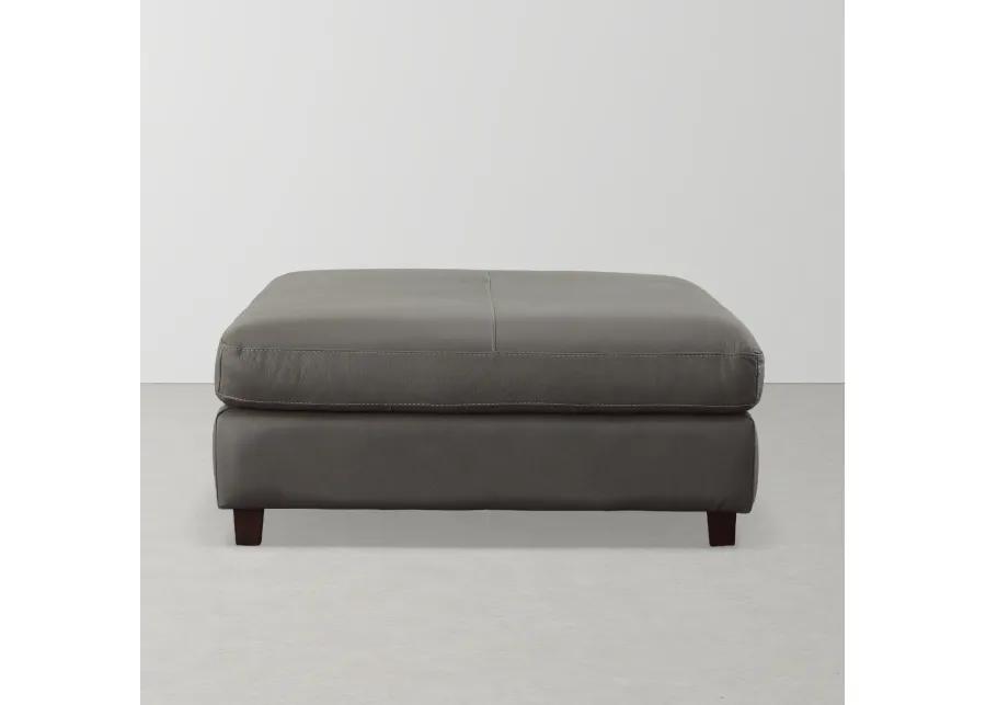 Caruso Fog Grey Ottoman