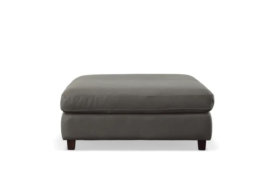 Caruso Fog Grey Ottoman