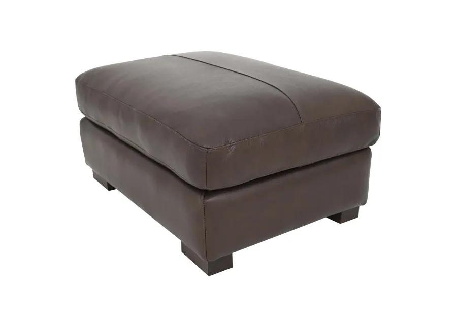 Caruso Brown Ottoman