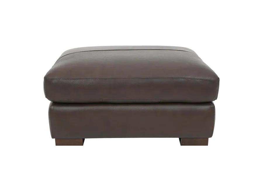 Caruso Brown Ottoman