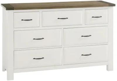 Maple Road White/Natural Dresser