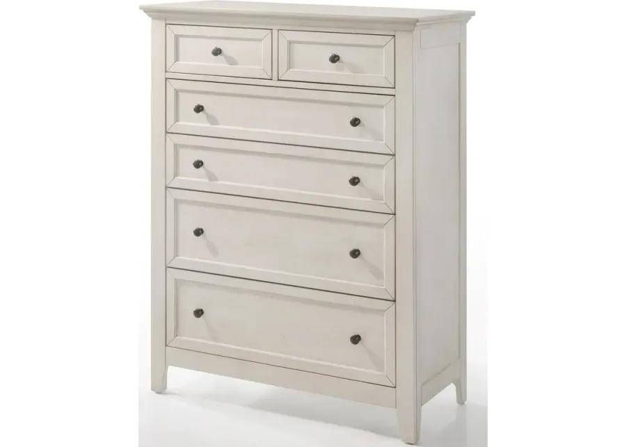 San Mateo White Chest