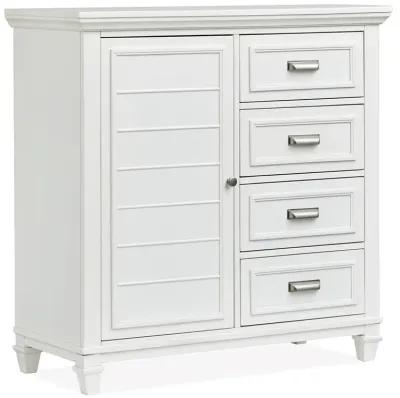 Charleston White Door Chest