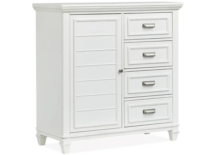 Charleston White Door Chest