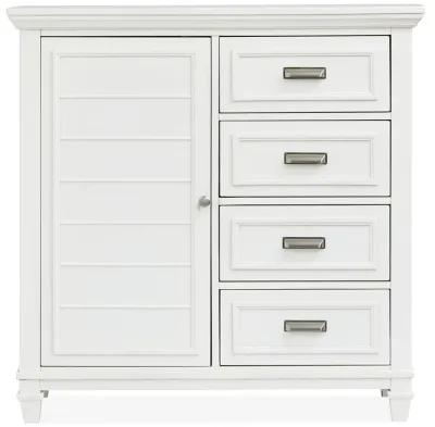 Charleston White Door Chest