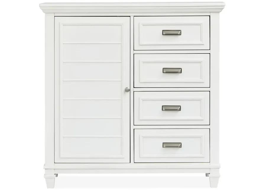 Charleston White Door Chest