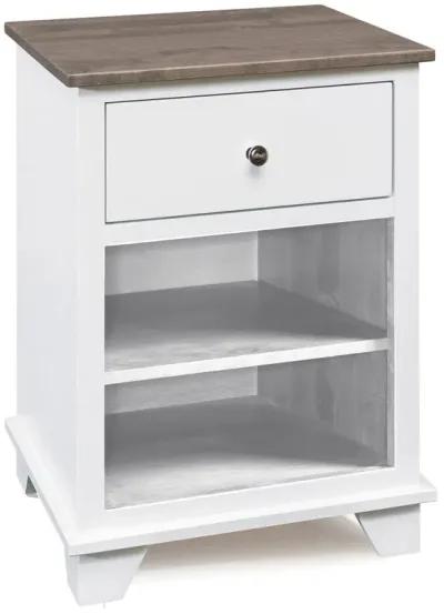 Portland Two-Tone 1 Drawer Nightstand