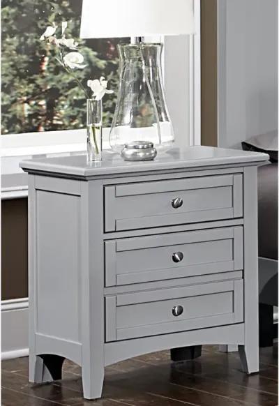 Bonanza Gray Nightstand