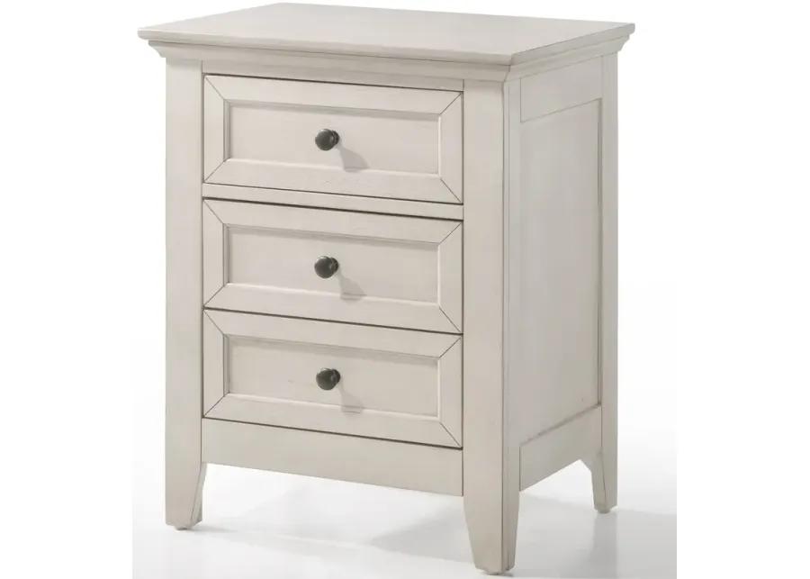 San Mateo White Nightstand