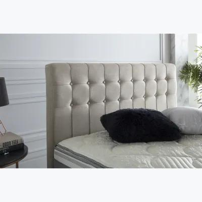 Stratton Cream King Bed