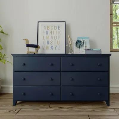 Maxtrix Cobalt Blue 6 Drawer Dresser