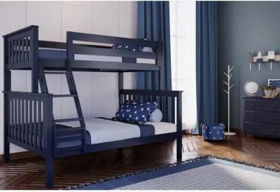 Maxtrix Cobalt Blue Twin/Full Bunkbed