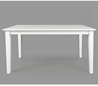 Simplicity Paperwhite Rectangular Table