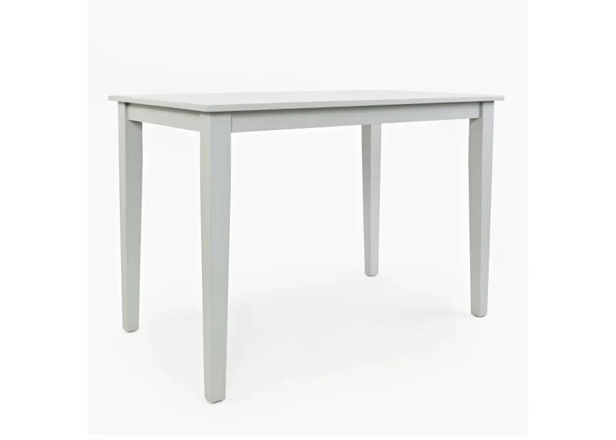 Simplicity Dove Grey Counter Height Table