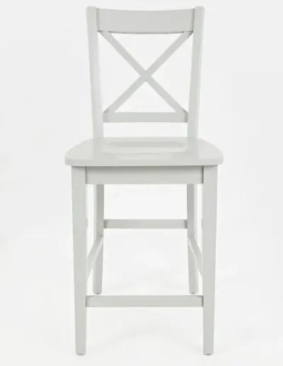 Simplicity Dove Grey X-Back Stool