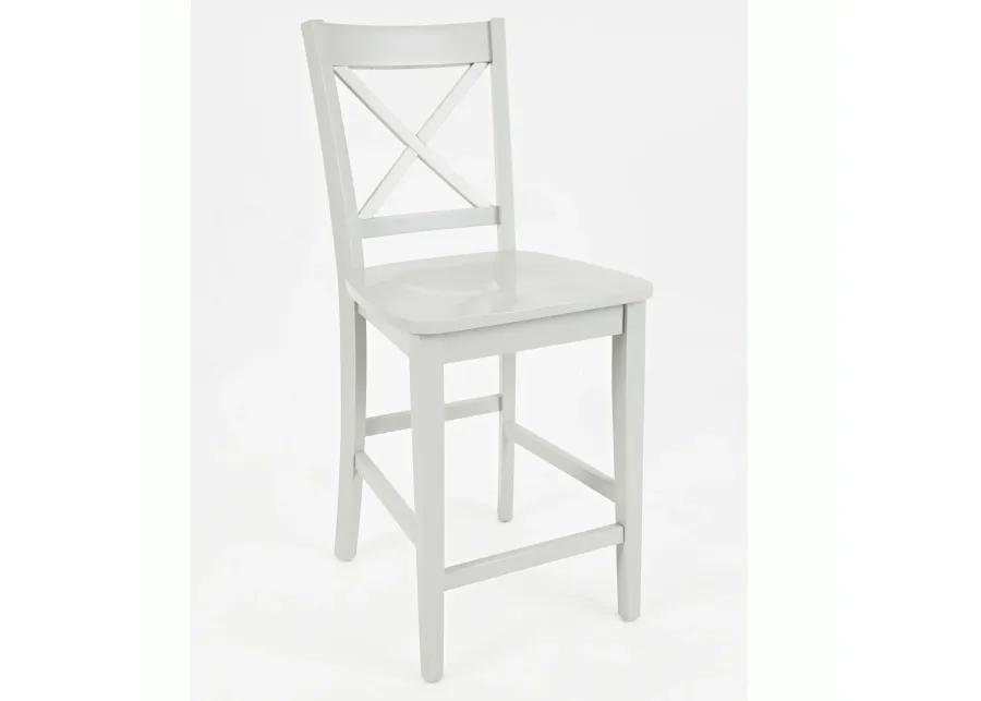 Simplicity Dove Grey X-Back Stool