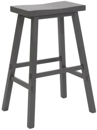 Creations Gray Backless Stool