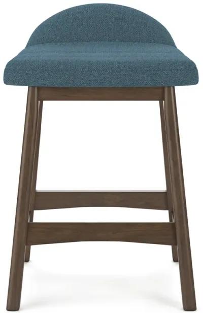 Lyncott Blue Counter Height Stool