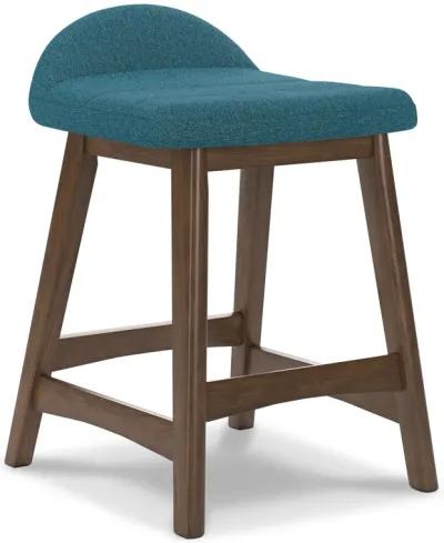 Lyncott Blue Counter Height Stool