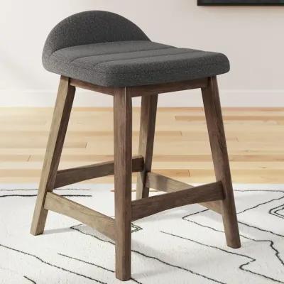 Lyncott Charcoal Counter Height Stool