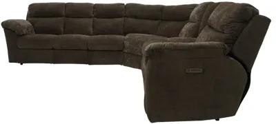 Medford 3 Piece Zero Gravity Power Headrest Reclining Sleeper Sectional with Power Lumbar