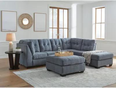 Marleton Denim 2 Piece Sleeper Sectional