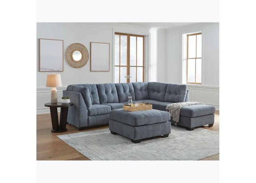 Marleton Denim 2 Piece Sleeper Sectional