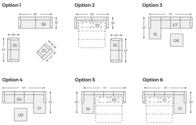 Altari Slate 2 Piece Sectional