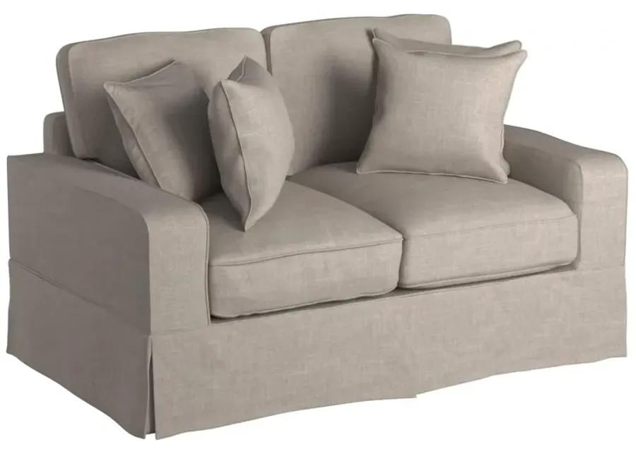 Americana Gray Slipcover Loveseat