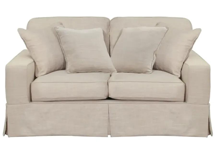 Americana Linen Slipcover Loveseat