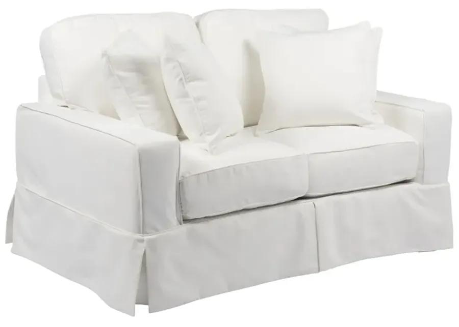 Americana Pearl Slipcover Loveseat