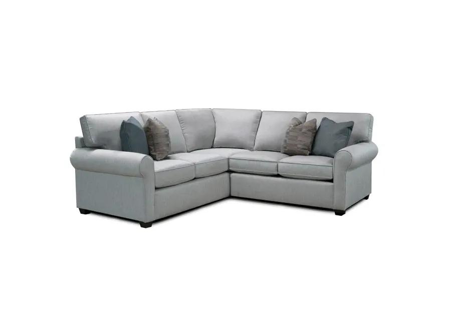 Sunbrella Silver 2 Piece Sectional