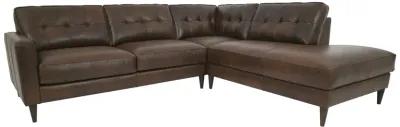 Utah Chestnut 2 Piece Sectional