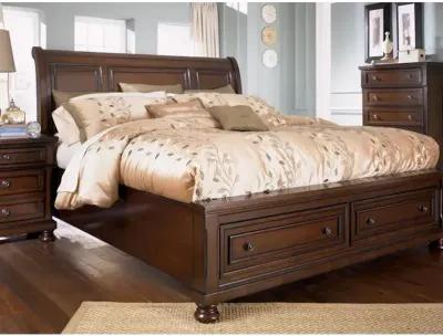 Oxford Queen Storage Sleigh Bed