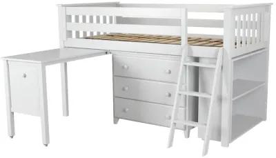 Snow Flake Low Loft Bed