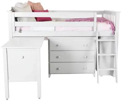 Snow Flake Low Loft Bed