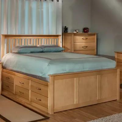 Urban Honey Queen Storage Bed with 6&6 Drawer Units