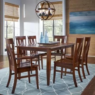 Franklin 7 Piece Dining Set (Table with 4 Side Chairs and 2 Arm Chairs)