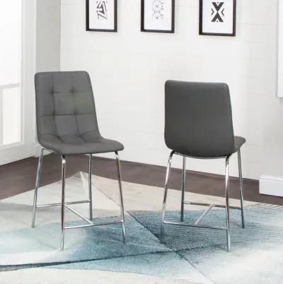 Napa Charcoal 5 Piece Pub Set (Pub Table with 4 Stools)