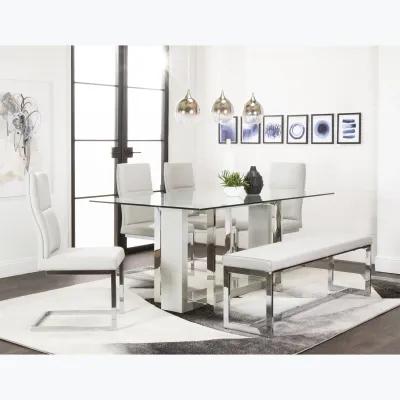 Olympia Rectangular Glass Table