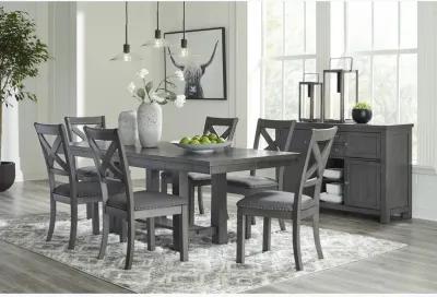 Myshanna 7 Piece Dining Set (Rectangular Table with 6 Side Chairs)