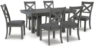 Myshanna 7 Piece Dining Set (Rectangular Table with 6 Side Chairs)