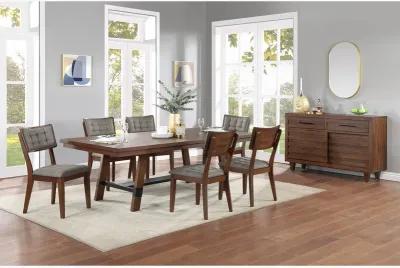 Nordic 7 Piece Dining Set (Table with 6 Side Chairs)