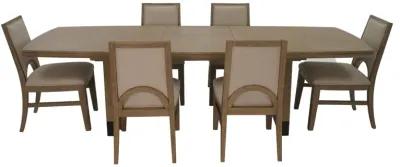 Tristan 7 Piece Set (Trestle Table with 6 Side Chairs)